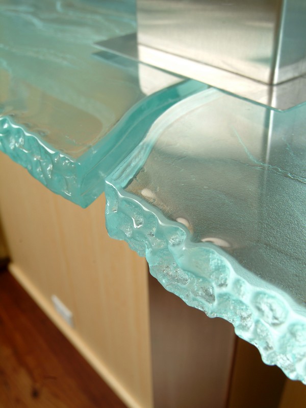 Versatile Countertop With Inner Glow Thinkglass Home Modern
